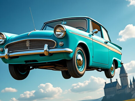découvrez la légendaire voiture volante, la ford anglia, rendue célèbre par harry potter. plongez dans l'univers magique et revivez les aventures inoubliables de ce véhicule emblématique.