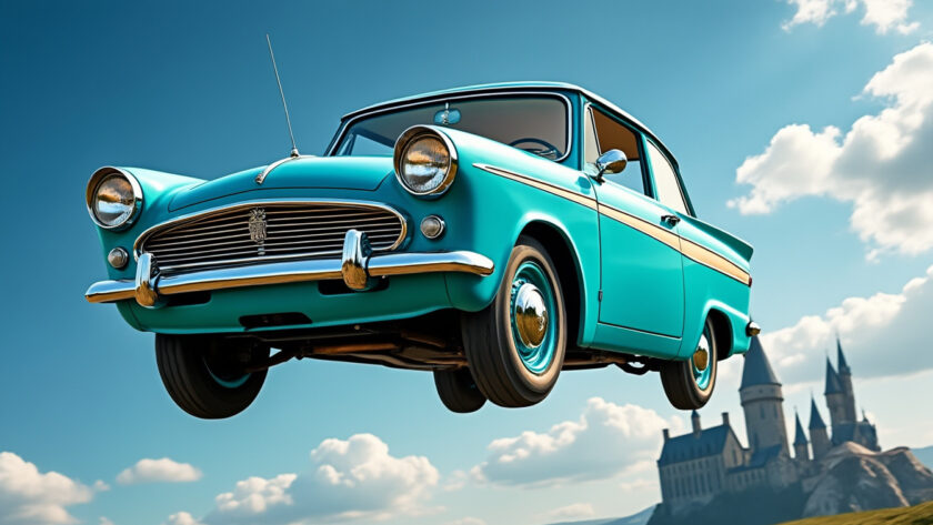 découvrez la légendaire voiture volante, la ford anglia, rendue célèbre par harry potter. plongez dans l'univers magique et revivez les aventures inoubliables de ce véhicule emblématique.
